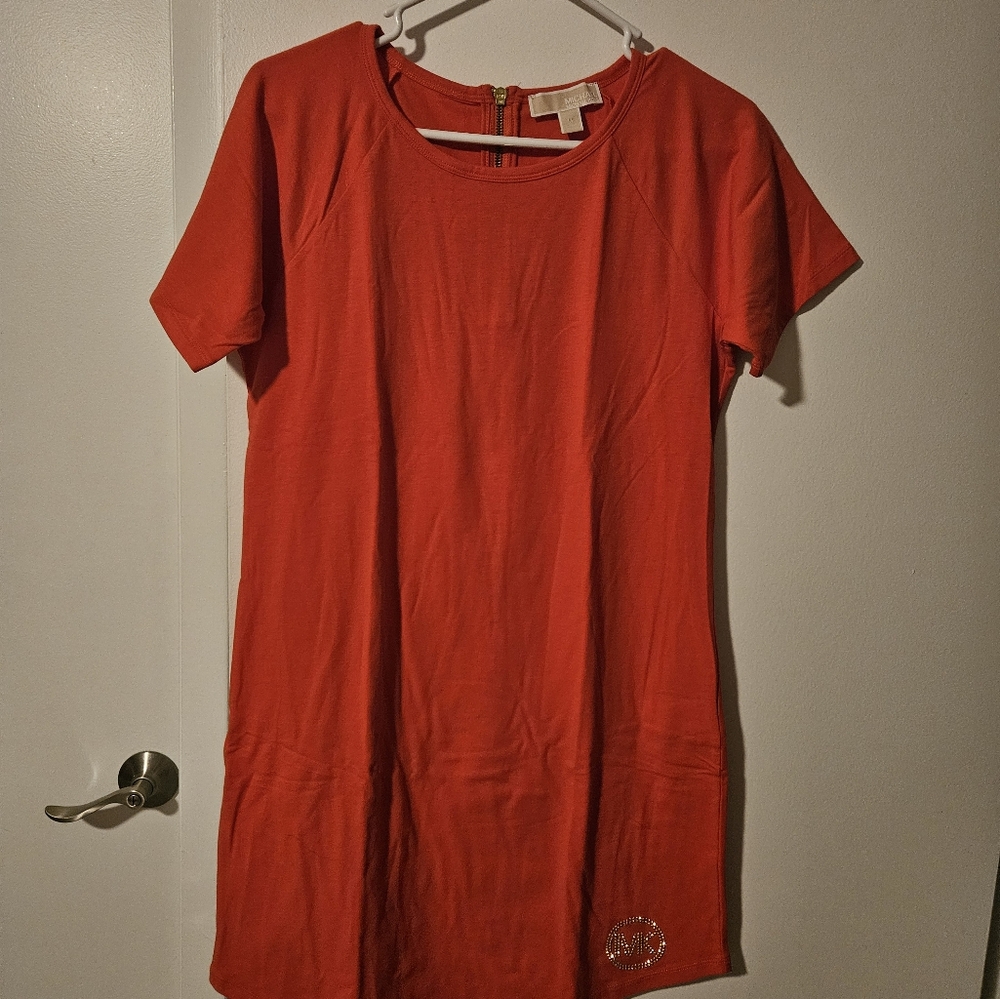 Orange Michael Kors dress